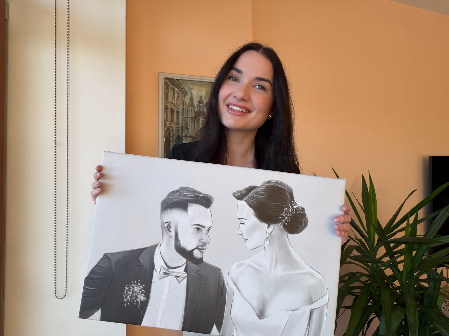 Rankų darbo grafito portretas pagal Jūsų nuotrauką